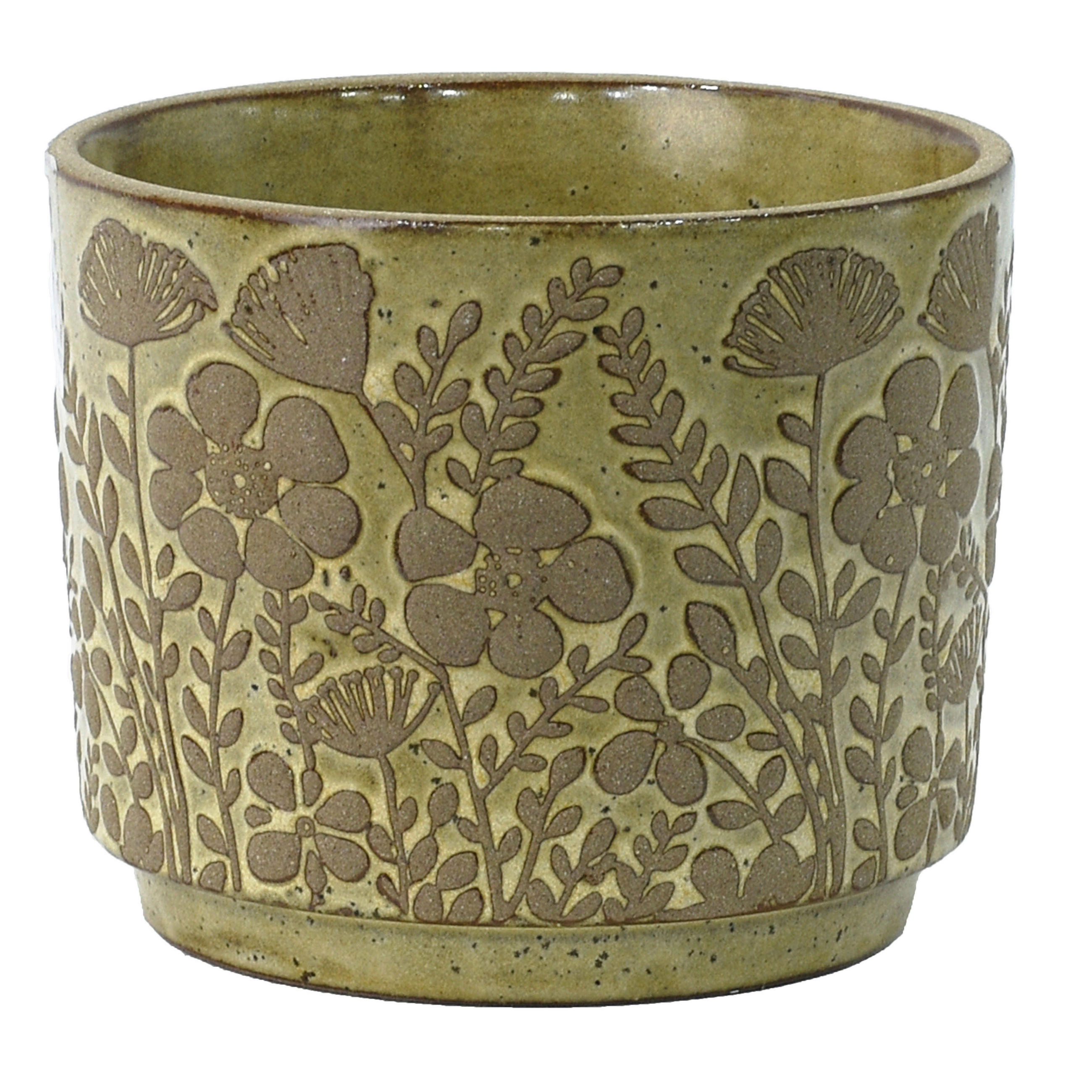 KVETINÁČ keramika,  - viacfarebná, Natur, keramika (11,5cm) - Ambia Home
