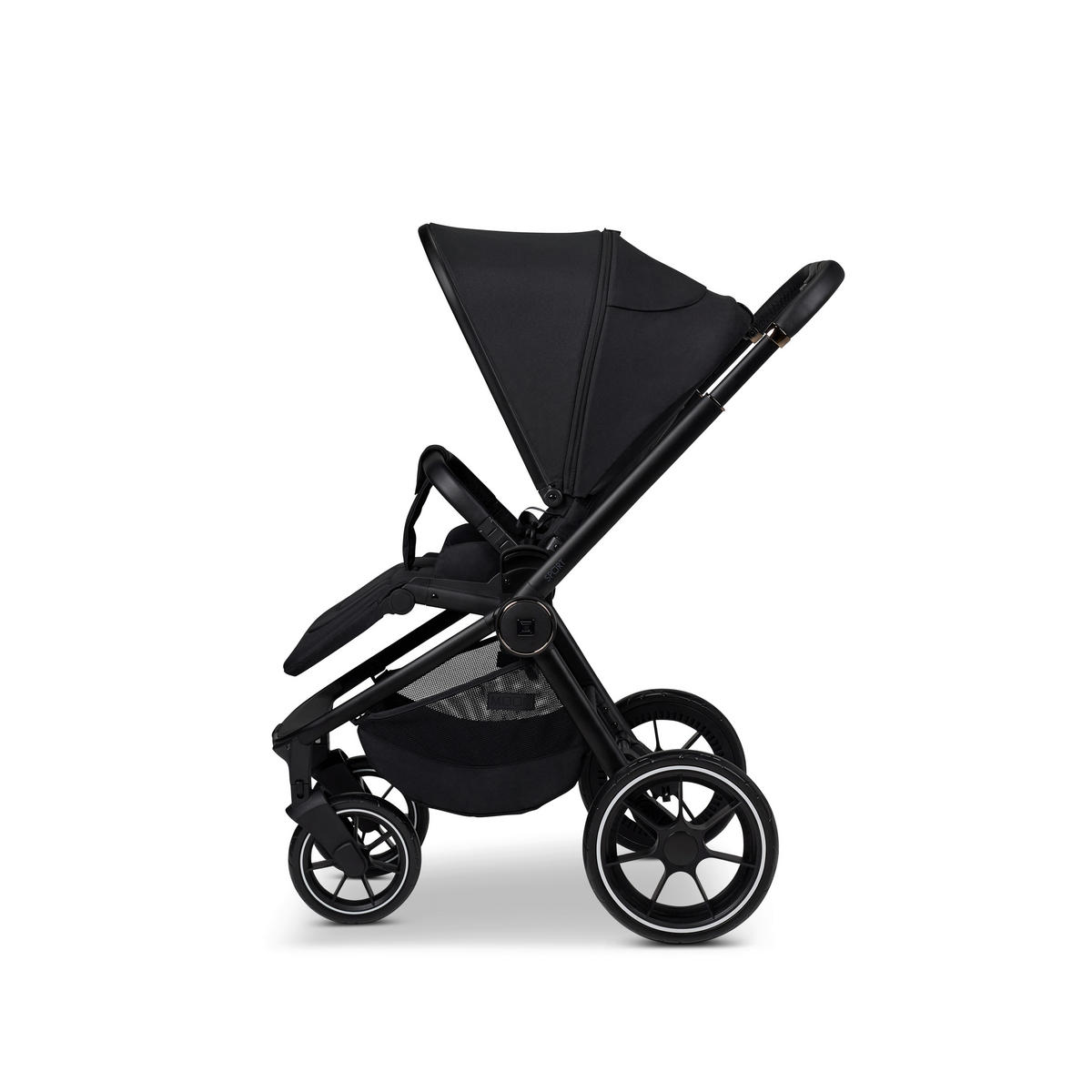 KIŠOBRAN KOLICA  Sport  - crna, Basics, tekstil (95/57/105cm) - Moon