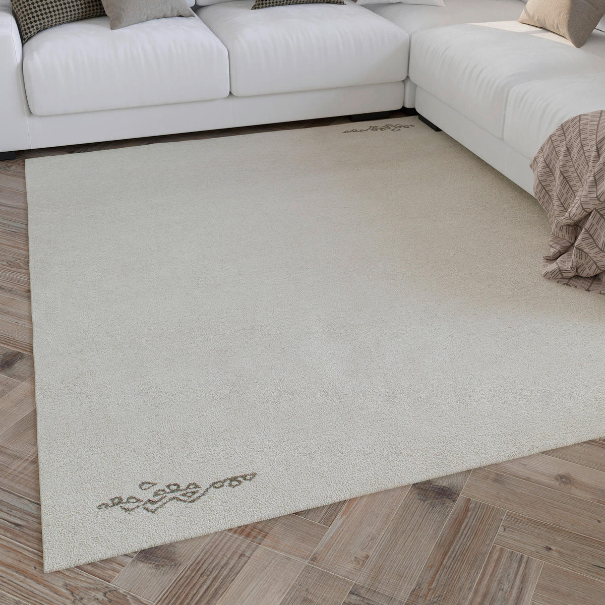 WEBTEPPICH 80/300 cm Hamptons Fortyfour Creme  - Creme, KONVENTIONELL, Textil (80/300cm) - WECON HOME