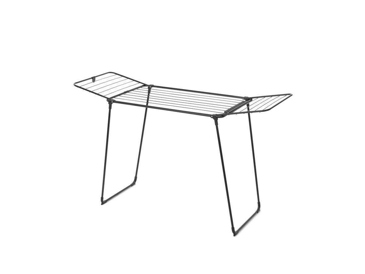 STOJACÍ SUŠÁK NA PRÁDLO - černá, Basics, kov (58.8/97,5/5cm) - Brabantia