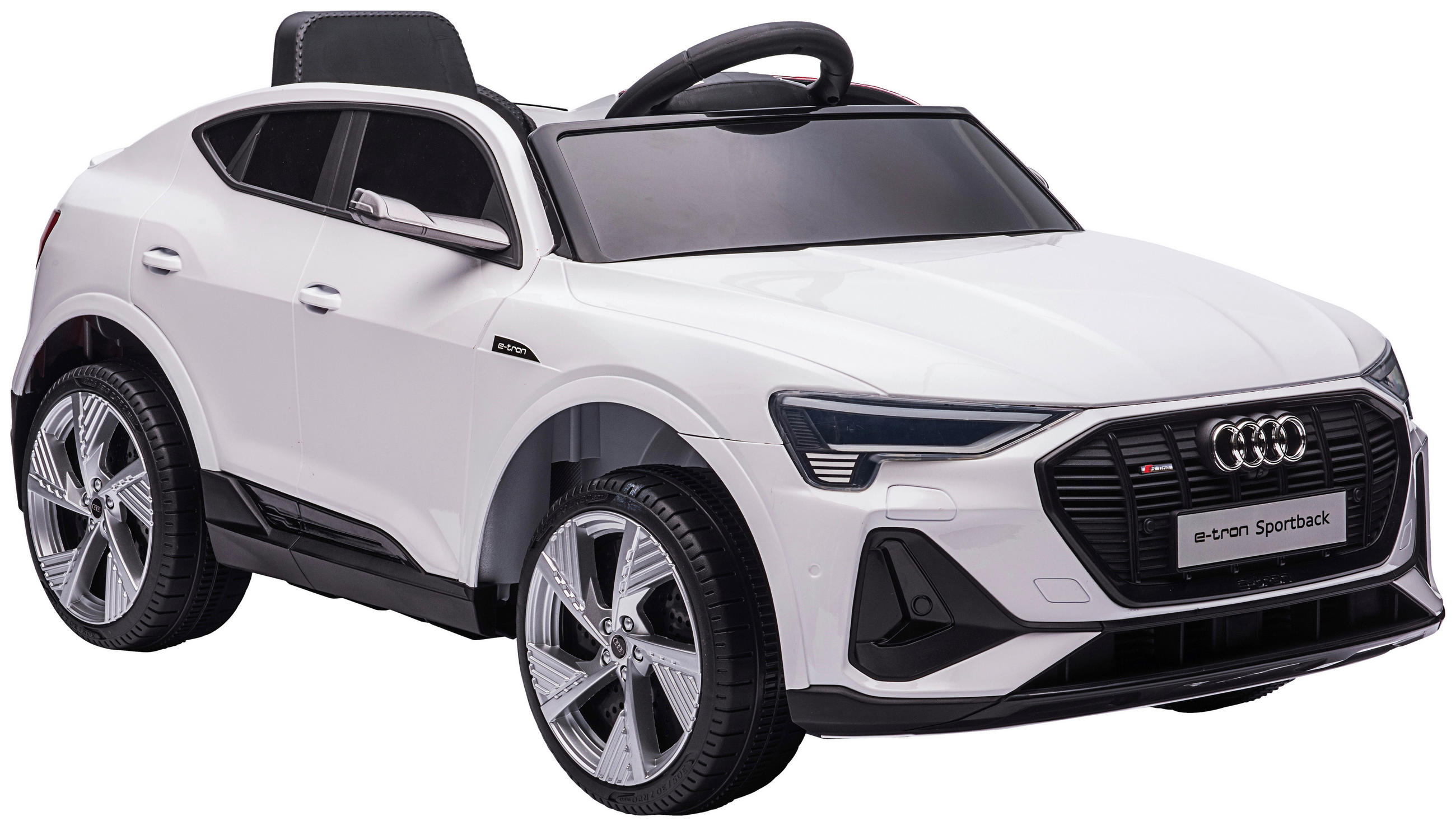 ELEKTRO-KINDERAUTO AUDI E-TRON  - Weiß, KONVENTIONELL, Kunststoff (108/60/47cm)
