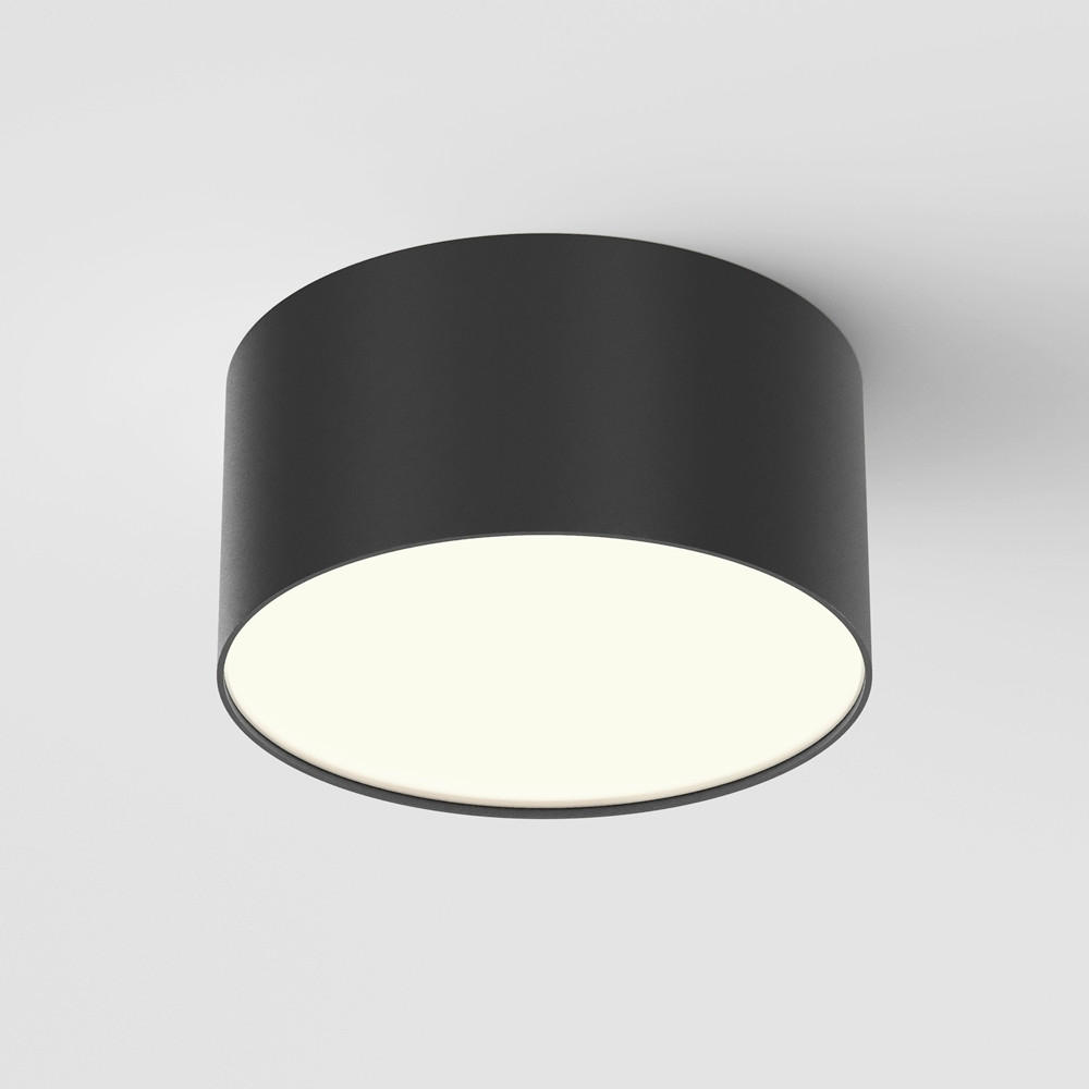 DECKENLEUCHTE  12/6 cm    - Schwarz, Modern, Metall (12/6cm) - MAYTONI