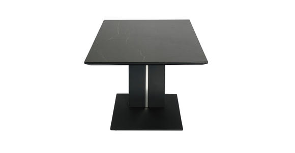 COUCHTISCH 110/59/47-66 cm rechteckig Schwarz, Anthrazit  - Anthrazit/Schwarz, Design, Keramik/Holzwerkstoff (110/59/47-66cm) - Dieter Knoll