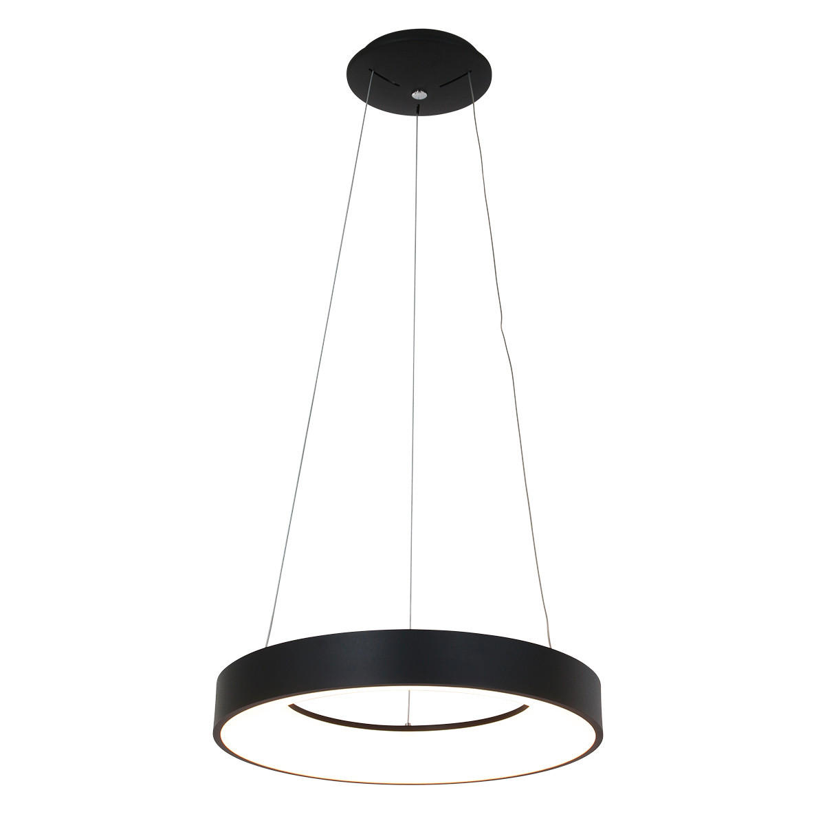 LED-HÄNGELEUCHTE 48/165 cm   - Schwarz, Basics, Kunststoff/Metall (48/165cm)