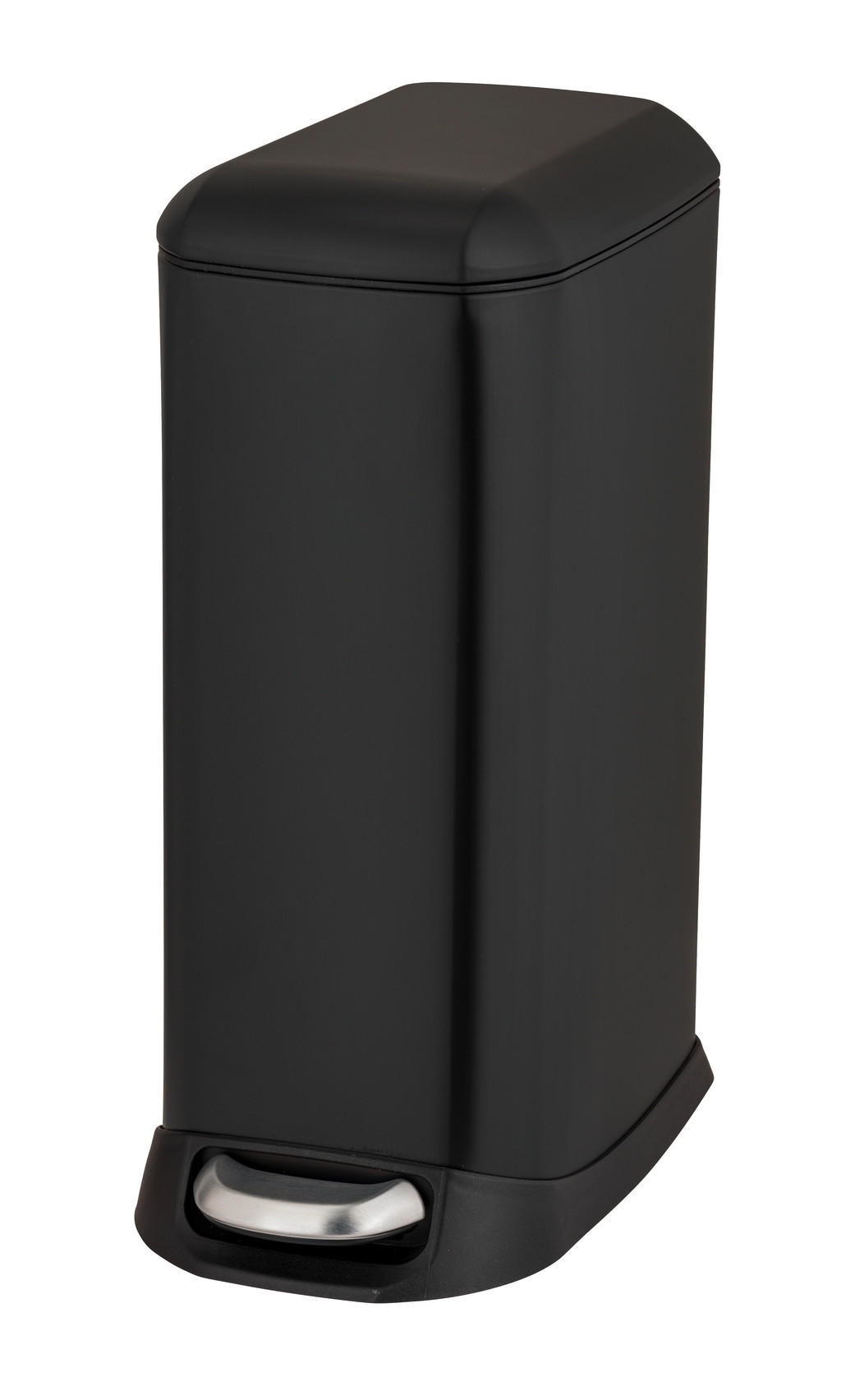 TRETEIMER 12 L  - Schwarz, Basics, Kunststoff/Metall (20,5/46/36cm) - Wenko