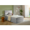 BOXBETT 90/200 cm,  in Grau, Bettkasten, Topper, H3 = fest  - Schwarz/Grau, KONVENTIONELL, Kunststoff/Textil (90/200cm) - Boxxx