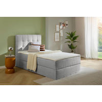 BOXBETT 100/200 cm,  in Grau,  {item.attr('349-543‘),[, ]}{item.attr('328-587‘),[ ]} - Schwarz/Grau, KONVENTIONELL, Kunststoff/Textil (100/200cm) - Boxxx