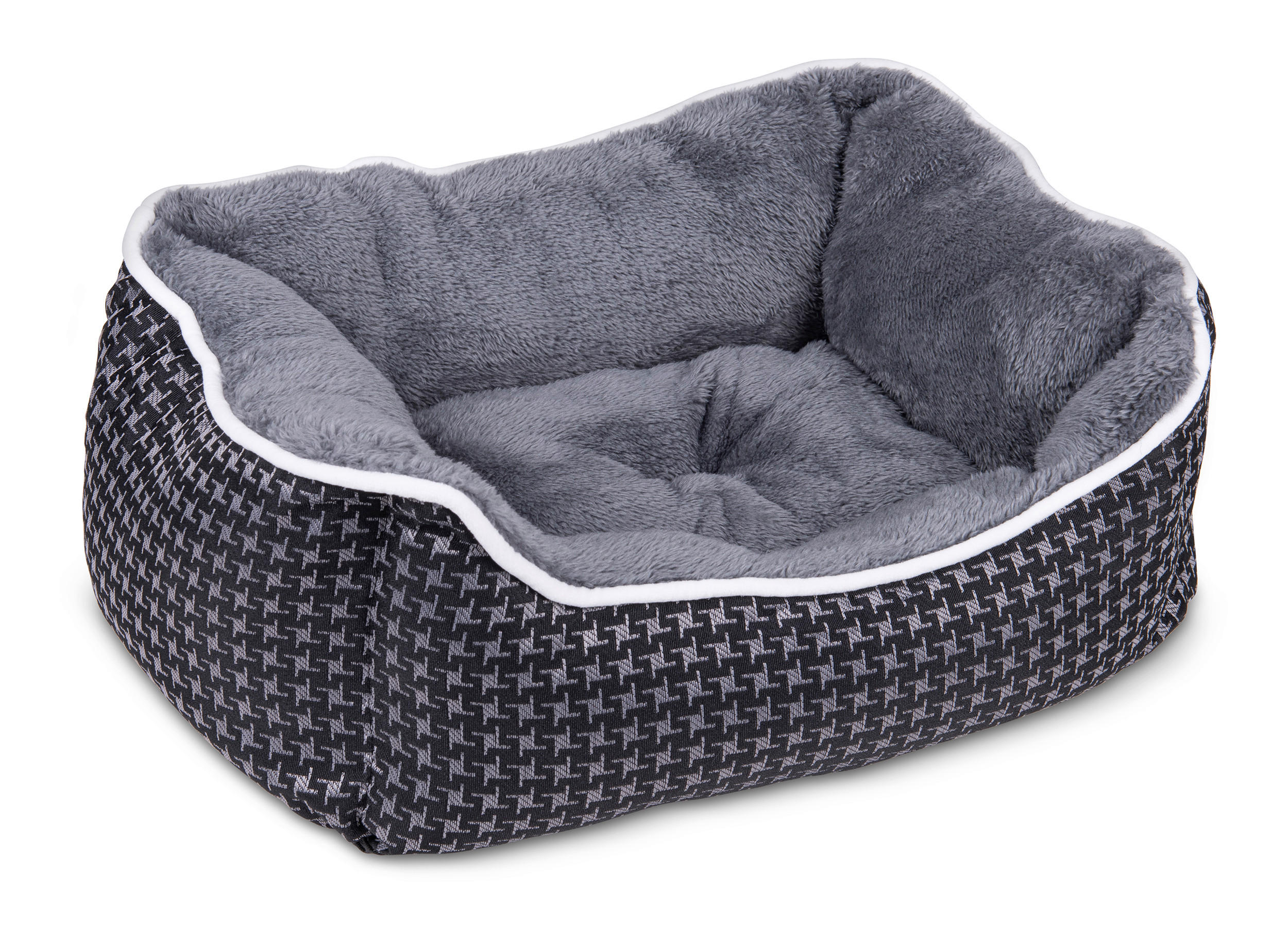 HAUSTIERKISSEN - Anthrazit, Basics, Textil (44/34/15cm)