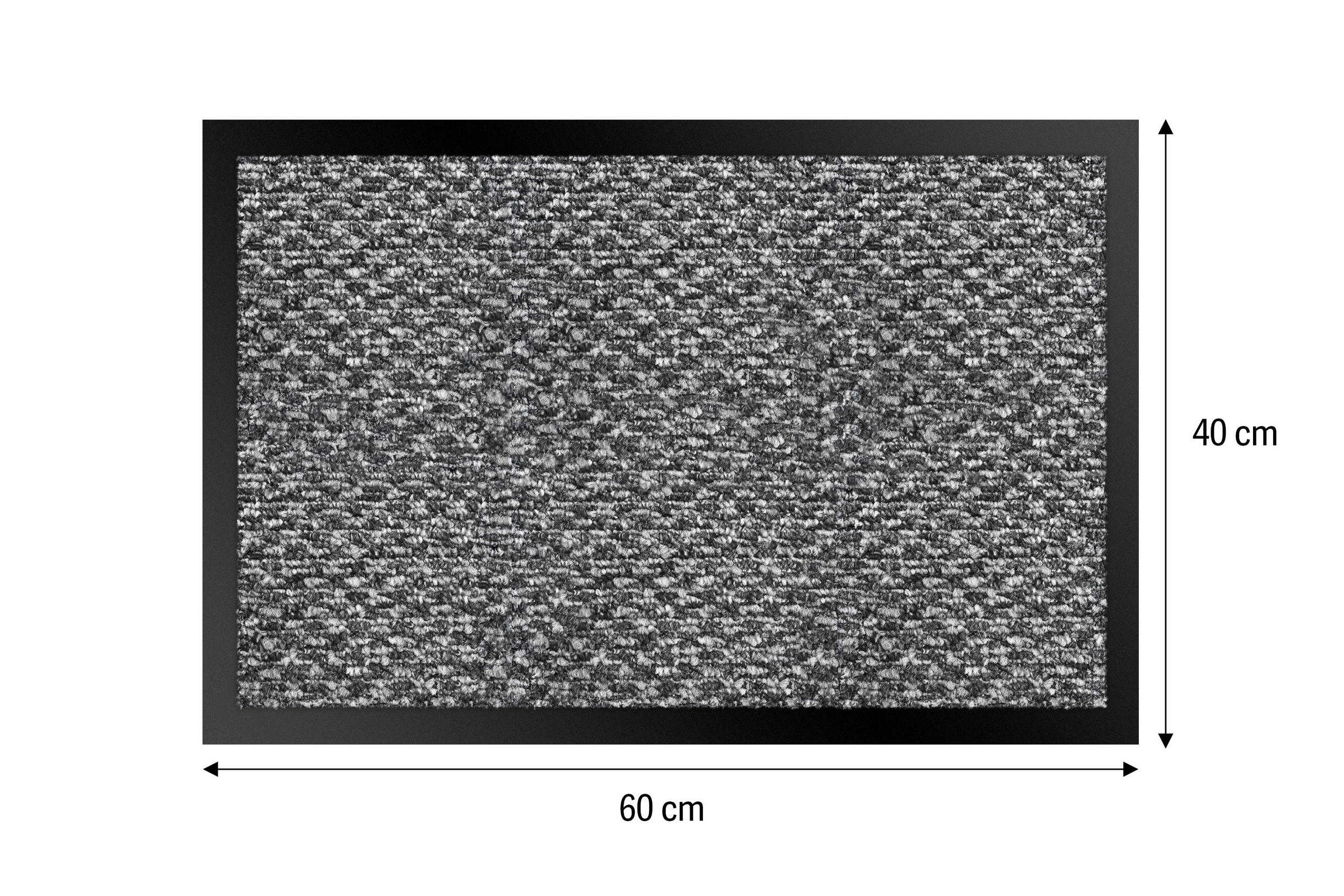 LÁBTÖRLŐ 40/60 cm  - világosszürke, Basics, műanyag/textil (40/60cm)