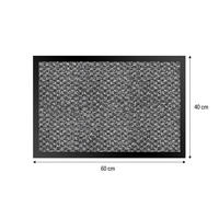 LÁBTÖRLŐ 40/60 cm  - világosszürke, Basics, műanyag/textil (40/60cm)