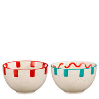 ZDJELA    10/6 cm        - plava/crvena, Basics, keramika (10/6cm)