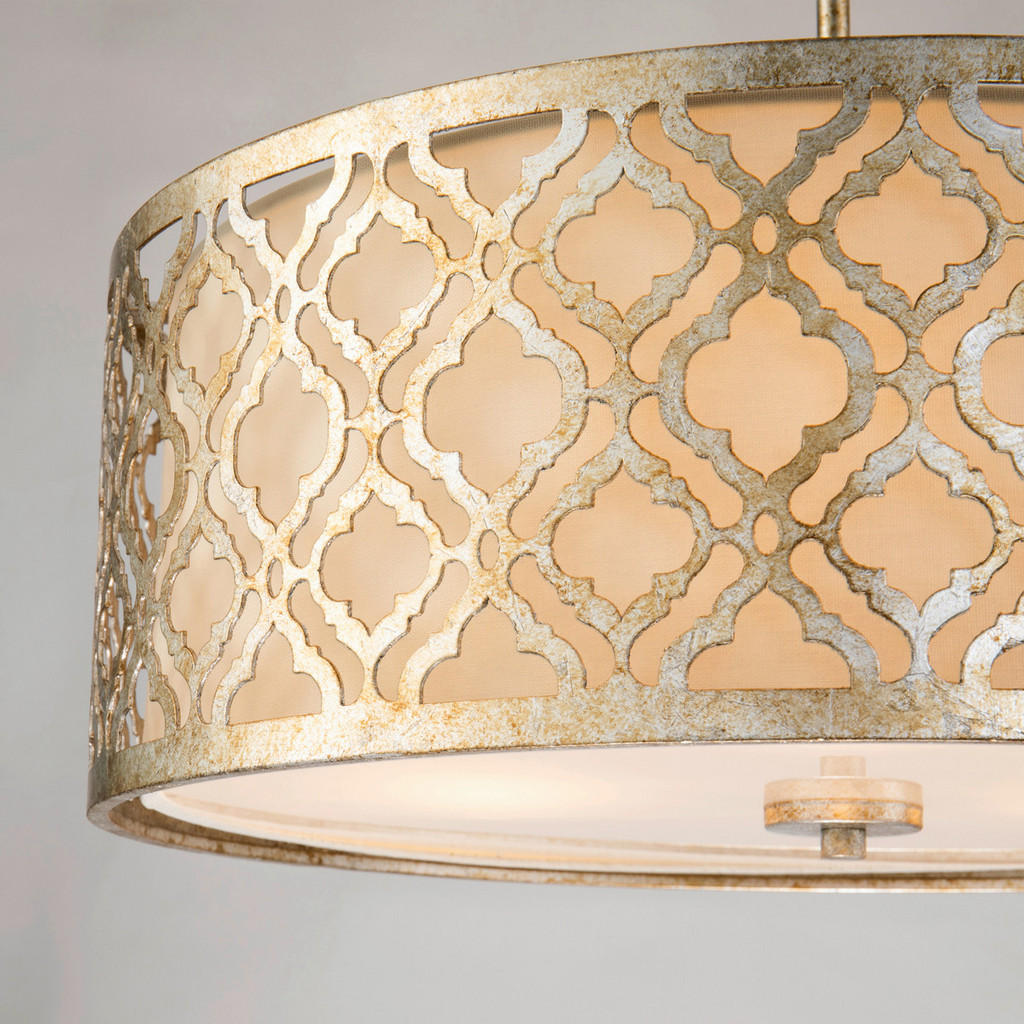 Thumbnail - Elstead Lighting Hängeleuchte Elstead Arabella, Gold, Metall, 48.3 cm, Grüner Punkt, RoHS, Lampen & Leuchten, Innenbeleu...