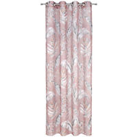 ÖSENVORHANG halbtransparent  - Rosa, Design, Textil (140/245cm) - Esposa