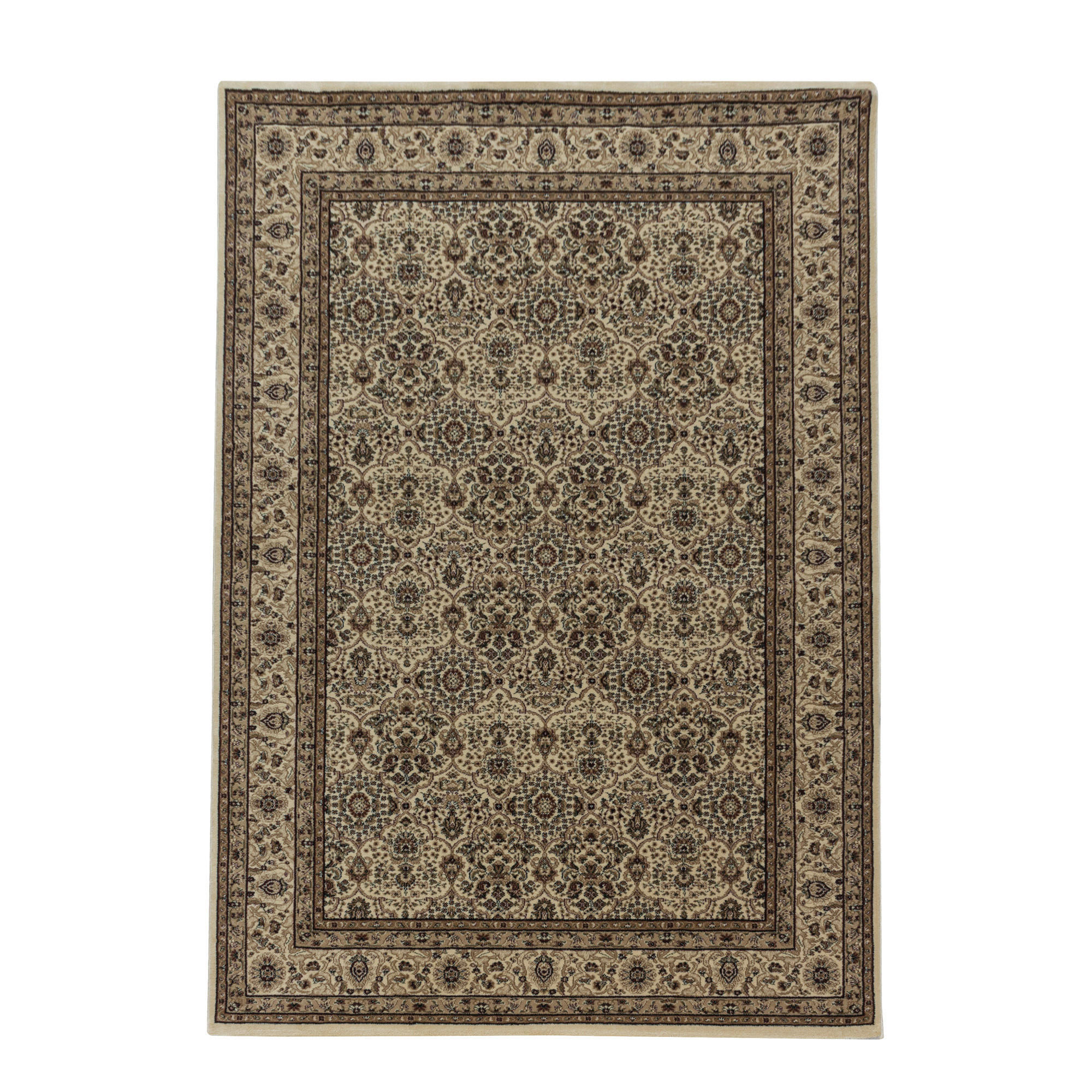 Orientalischer Webteppich Beige Kashmir 240x340 Cm