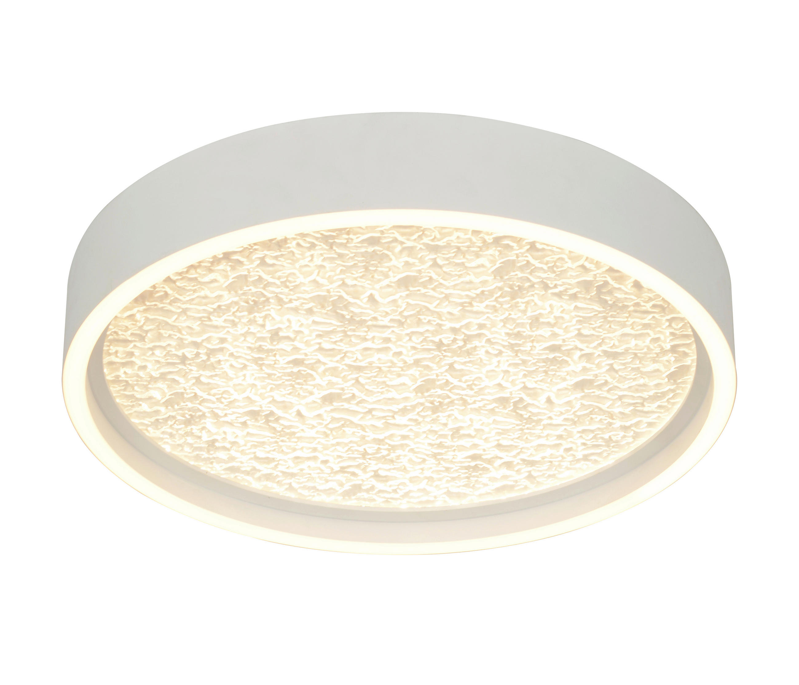 LED-DECKENLEUCHTE Bormes 40/6,5 cm   - Weiß, Basics, Kunststoff/Metall (40/6,5cm)