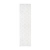 LÄUFER 80/150 cm Monroe 100 Weiß  - Weiß, KONVENTIONELL, Kunststoff/Textil (80/150cm)