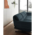 ECKSOFA  in Flachgewebe Petrol  279-327/176-217 cm  - Petrol/Schwarz, Design, Textil/Metall (279-327/176-217cm) - Dieter Knoll