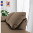 RÉCAMIERE in Echtleder Hellbraun  - Chromfarben/Hellbraun, Design, Leder/Metall (209/85-109/95-16cm) - Dieter Knoll