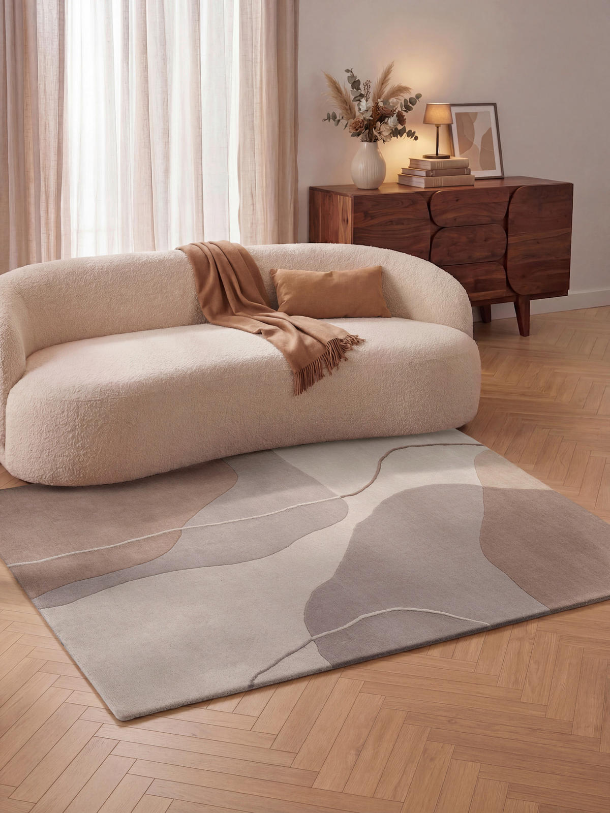 WOLLTEPPICH 160/230 cm Kollektion 1876 Virelle Creme, Beige rechteckig  - Beige/Creme, Basics, Textil (160/230cm) - Villeroy & Boch