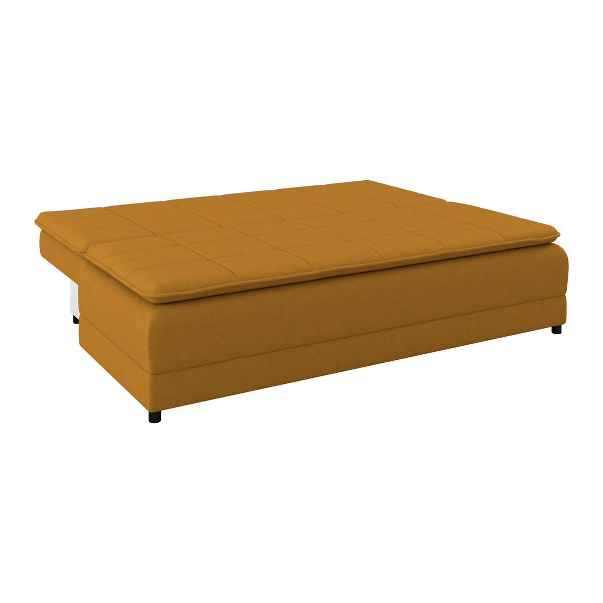 SCHLAFSOFA in Webstoff Gelb  - Gelb/Schwarz, Modern, Kunststoff/Textil (202/73-92/105cm) - MID.YOU