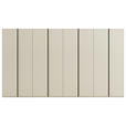 DREHTÜRENSCHRANK 400/235/61 cm,  in Champagner, 8-türig  - Champagner/Graphitfarben, Basics, Holzwerkstoff/Metall (400/235/61cm) - Novel