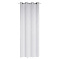 ÖSENVORHANG blickdicht  - Weiß, Basics, Textil (135/245cm) - Schmidt W. Gmbh