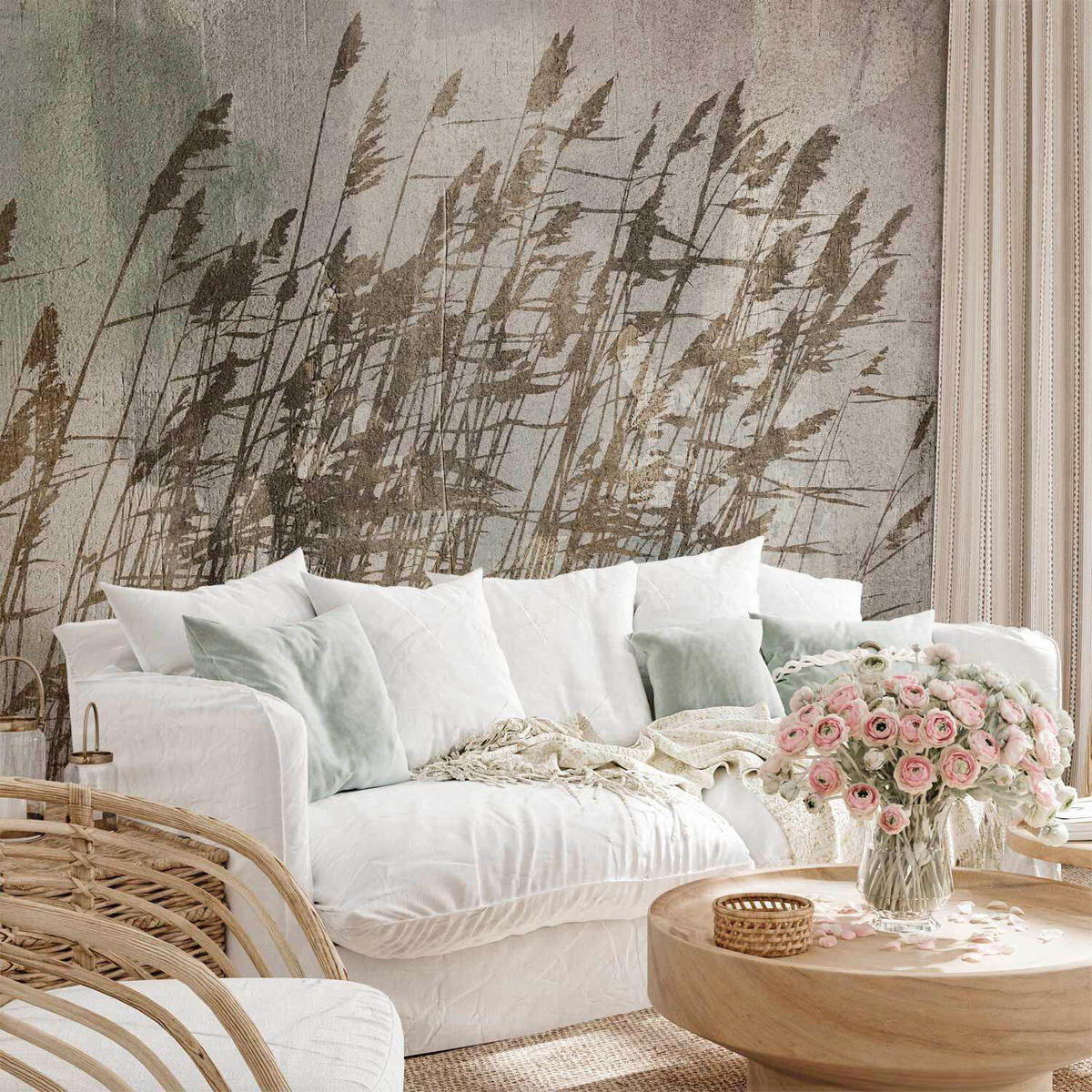 FOTOTAPETE  - Braun/Cappuccino, LIFESTYLE, Textil (450/315cm) - artgeist