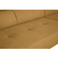 ECKSOFA in Chenille Currygelb  280/205 cm  - Currygelb/Schwarz, Design, Textil/Metall (280/205cm) - Xora