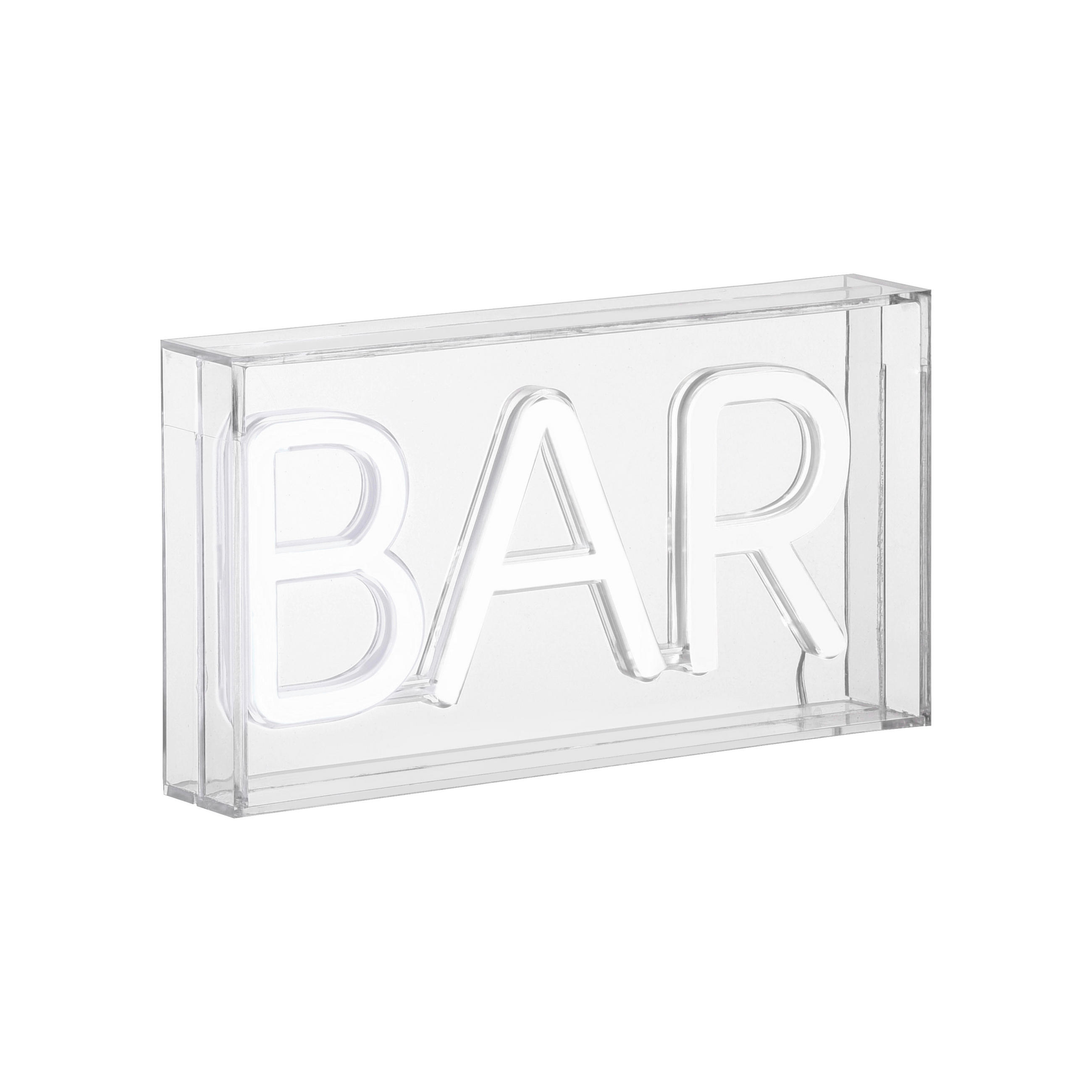 LED-DEKORATIONSLAMPA 23/4/12,7 cm   - vit, Basics, plast (23/4/12,7cm)