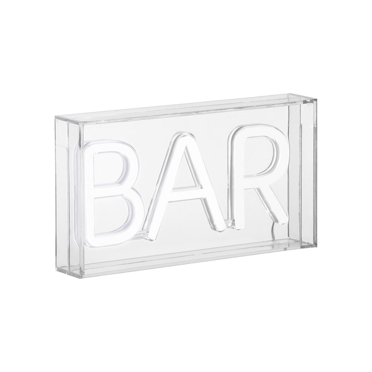 DEKORAČNÍ LED SVÍTIDLO - bílá, Basics, plast (23/4/12,7cm)