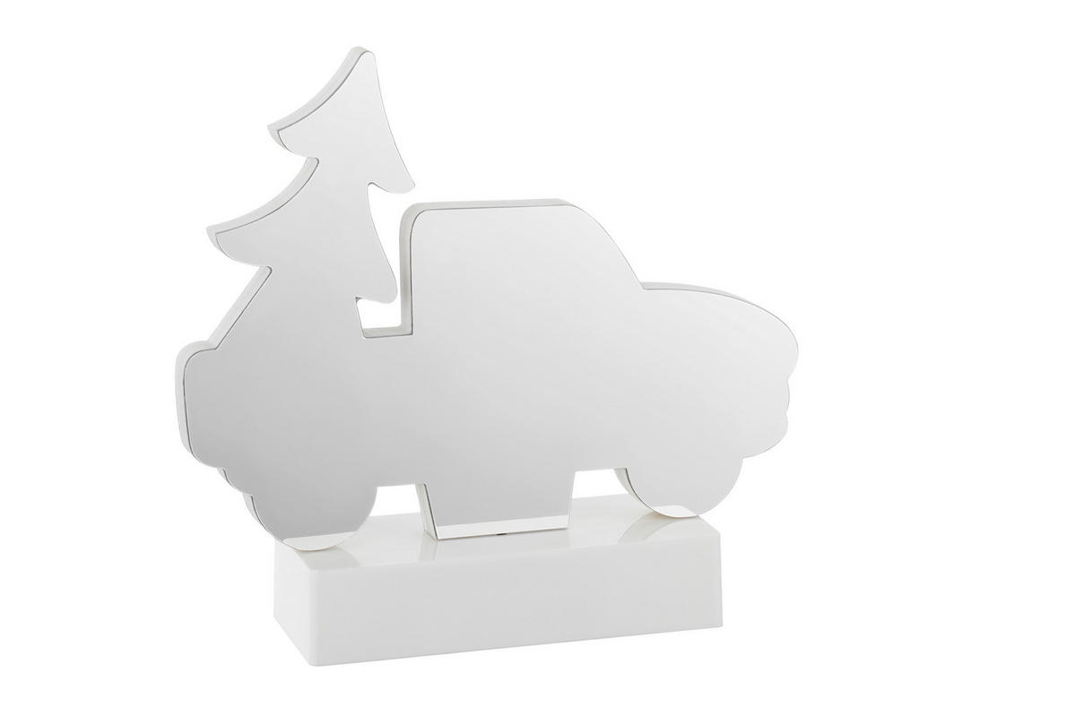 DEKOR AUTÓ - áttetsző, Lifestyle, műanyag (19/5,5/18cm) - X-Mas