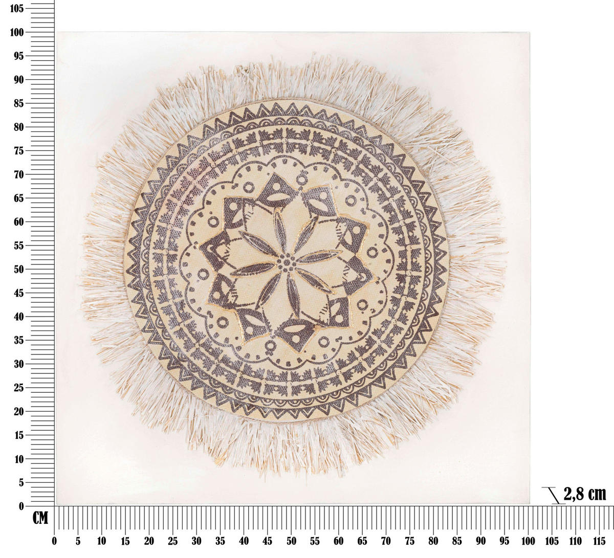 LEINWANDBILD  - Basics, Holz/Textil (100/100/2.8cm)