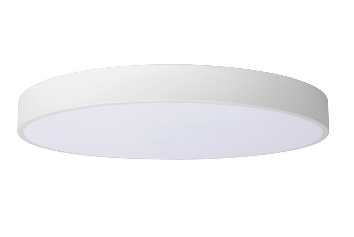LED-DECKENLEUCHTE Unar 49.5/49.5/5 cm   - Weiß, KONVENTIONELL, Kunststoff/Metall (49.5/49.5/5cm) - Lucide