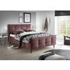 POLSTERBETT 140/200 cm  in Aubergine  - Aubergine, Basics, Holz/Holzwerkstoff (140/200cm) - MID.YOU