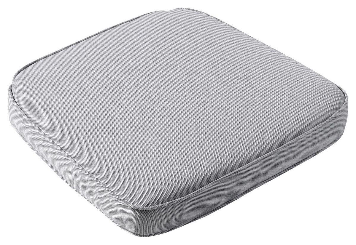 SITZKISSEN  - Hellgrau, Basics, Textil (48/5/46cm)