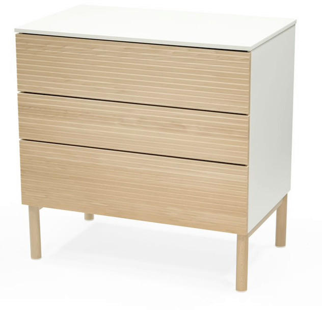 WICKELKOMMODE SLEEPI 88/88,5/53,7 cm  - Weiss, Basics, Holzwerkstoff (88/88,5/53,7cm) - Stokke