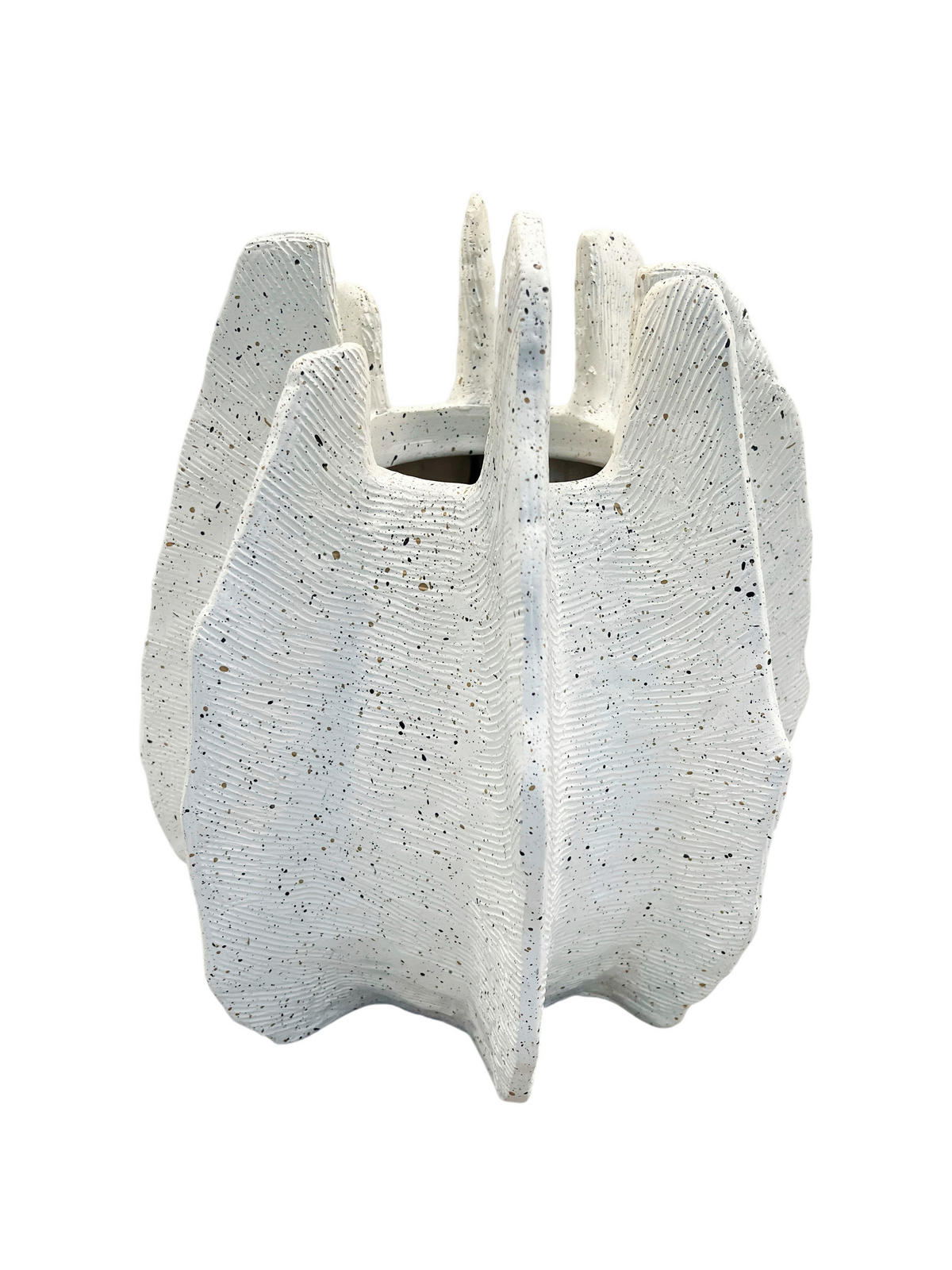 VAS 30 cm  - gråvit, Design, plast (26/30cm) - Ambia Home