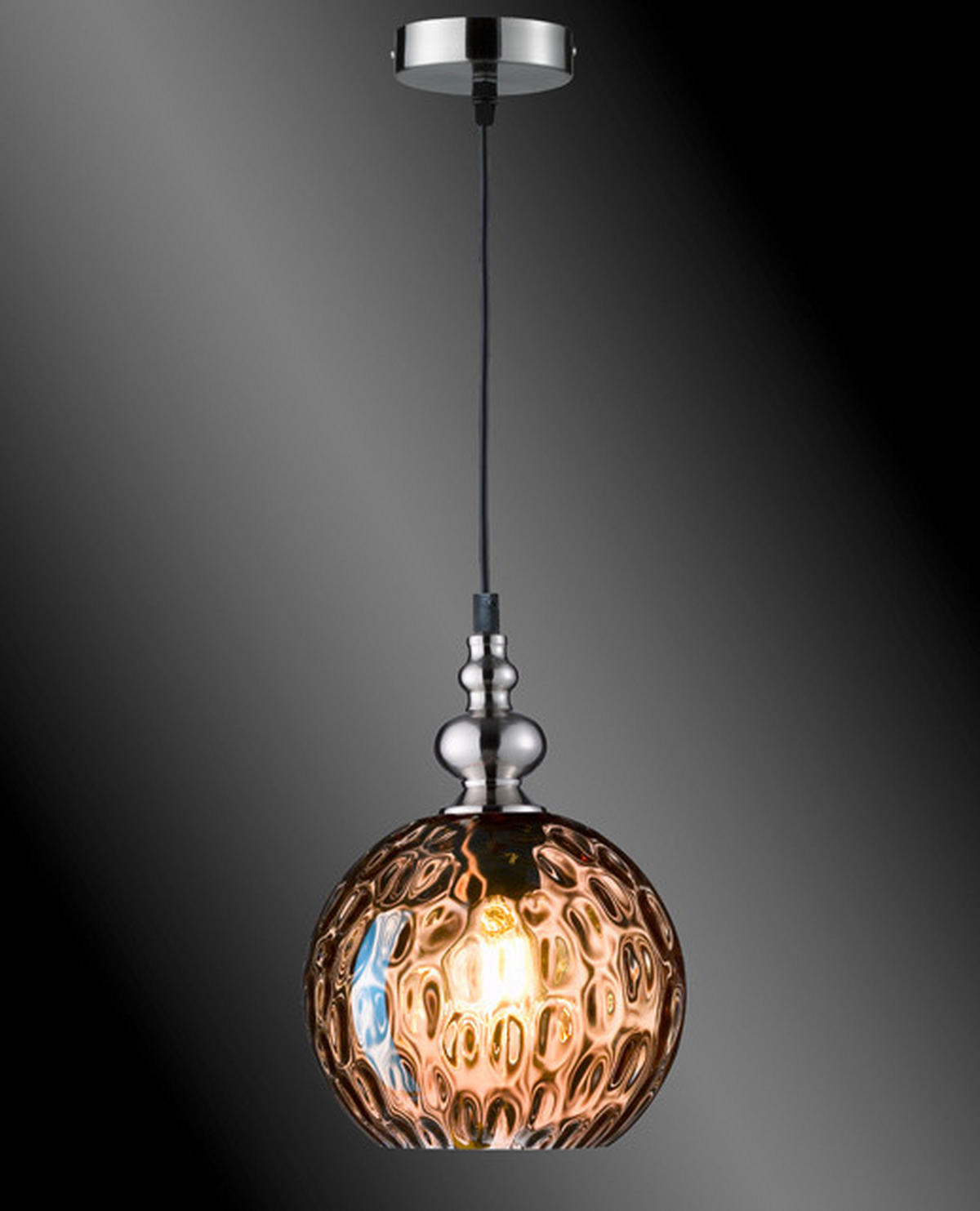 VISEČA SVETILKA        20/140 cm      E27 - barve niklja, Basics, kovina/steklo (20/140cm)