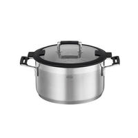 KOCHTOPF Silence Pro 5,8 L  - Edelstahlfarben, Basics, Metall (34,5/25,5/19cm) - Rösle