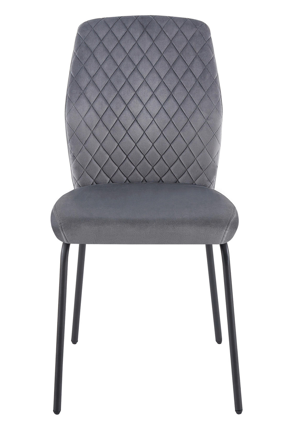 SADA STOLIČIEK 2 kus - čierna/sivá, Modern, kov/textil (46,5/92/56,5cm) - Livetastic