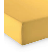 BOXSPRING-FIXLEINTUCH - Dunkelgelb, Basics, Textil (180-200/200-210cm) - Fleuresse