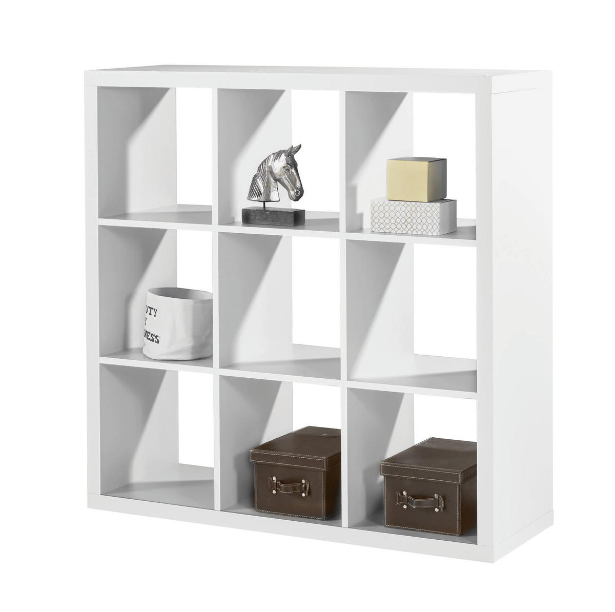 PREDELNA STENA 112/112/38 cm bela  - bela, Design, leseni material (112/112/38cm) - Boxxx