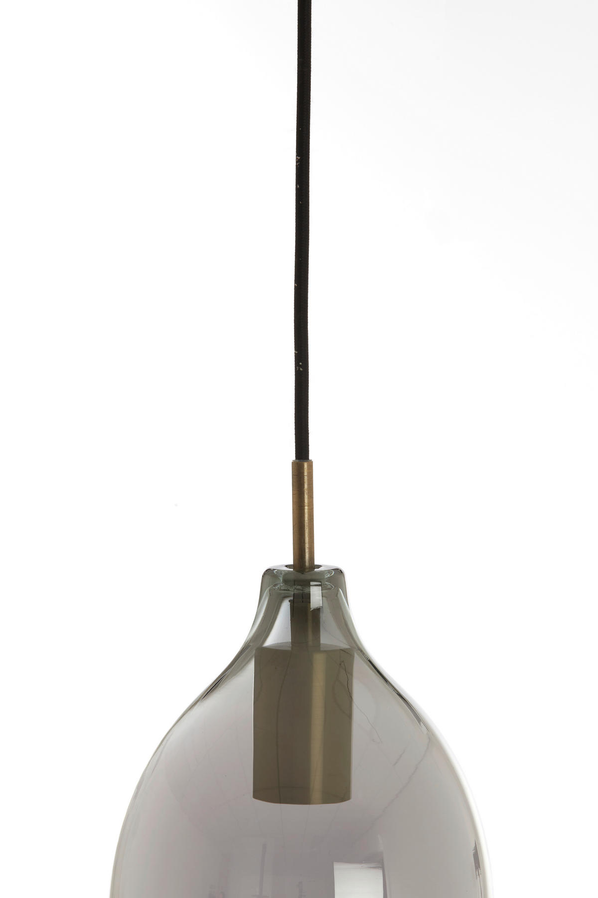 HÄNGELEUCHTE LUKARO 35/32/35 cm   - Grau, Basics, Glas/Metall (35/32/35cm) - Light & Living