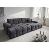 BIGSOFA in Struktur Schwarz  - Schwarz, MODERN, Kunststoff/Textil (304/87/155cm) - Livetastic