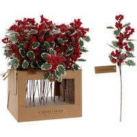 Crenguță Decorativă - roșu, Basics (58cm)