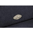 ECKSOFA Blau Struktur  - Blau/Schwarz, Design, Kunststoff/Textil (284/205cm) - Xora