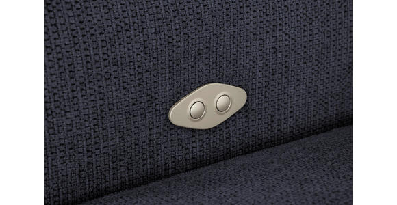 ECKSOFA Blau Struktur - Blau/Schwarz, Design, Kunststoff/Textil (284/205cm) - Xora