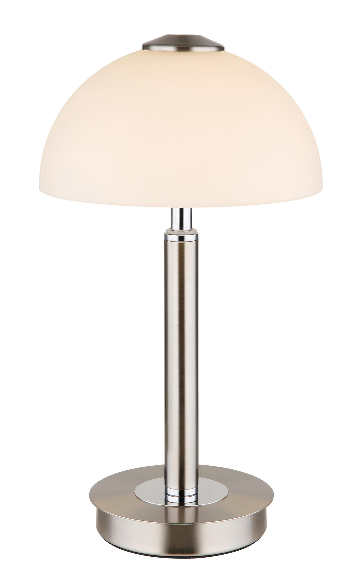STOLNÍ LED LAMPA, dotykový stmívač, 25/45 cm  - bílá/černá, Basics, kov/plast (25/45cm) - Globo