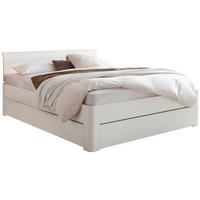 STAURAUMBETT 140/200 cm  in Weiß  - Weiß, Design, Holzwerkstoff (140/200cm) - Hasena