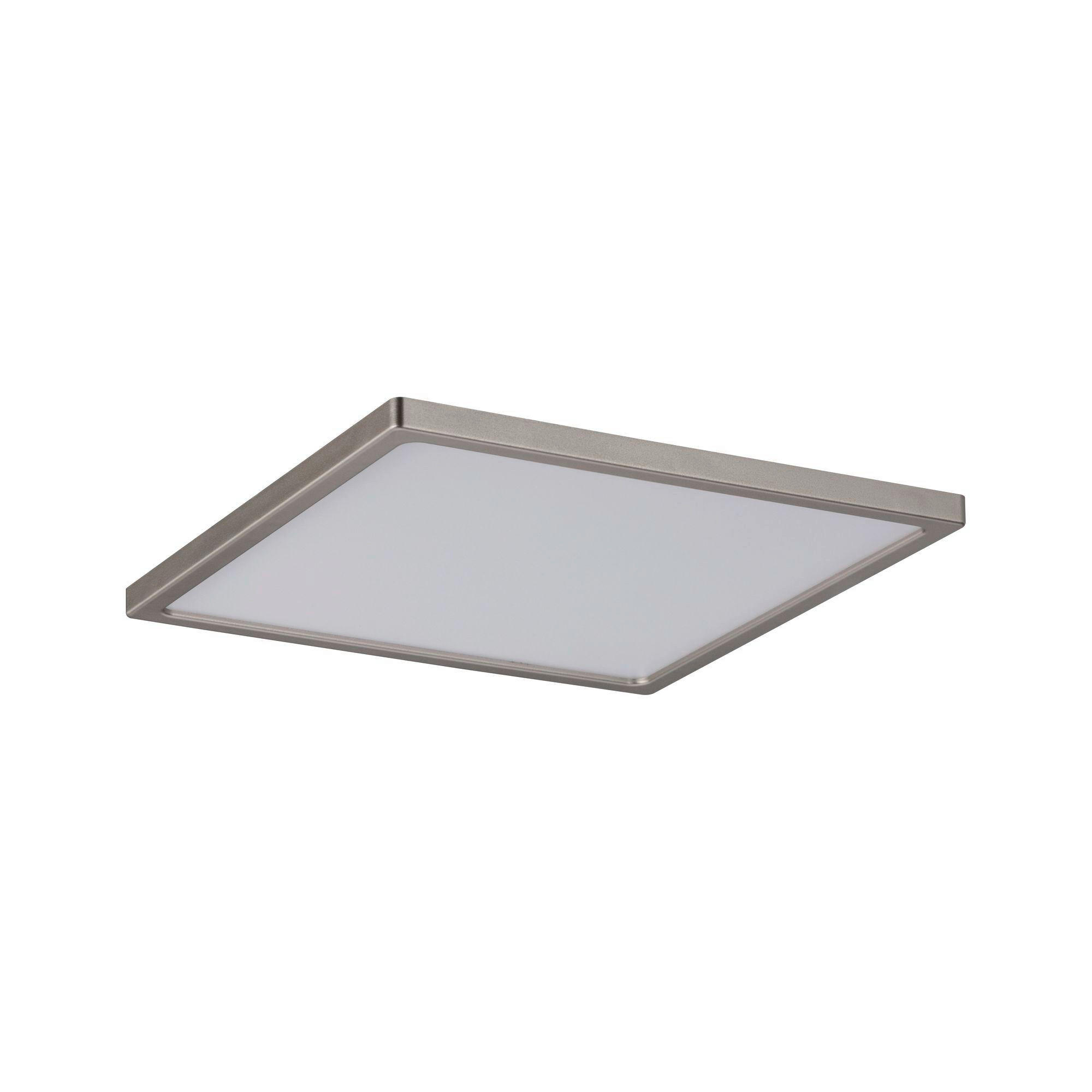 LED-PANEEL  - Nickelfarben, Basics, Kunststoff (18/18cm) - Paulmann